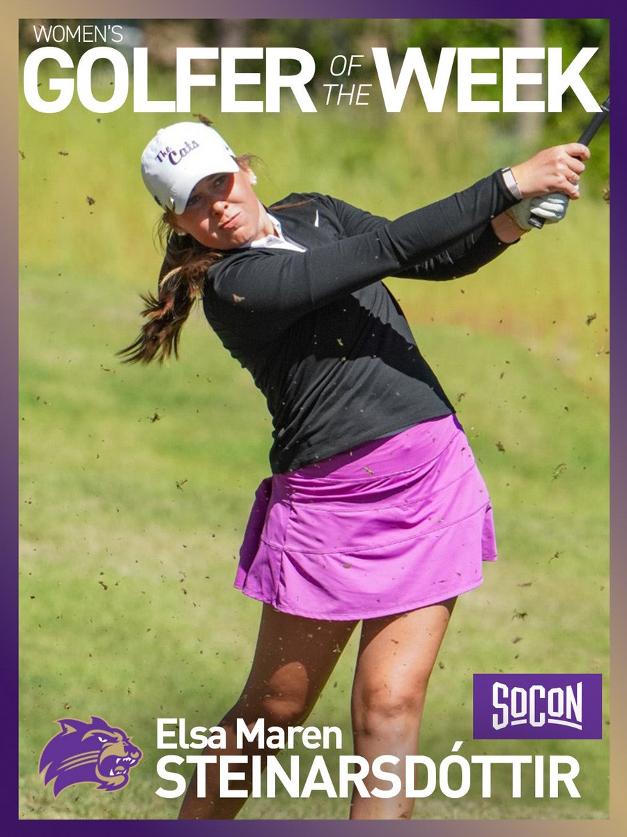 SoConSports's tweet photo. #SoCon Womenโs Golfer of the Week โณ๏ธ #itsallhere
๐ฐ: https://t.co/MN6bY0AA66 https://t.co/qf15r6RtLl