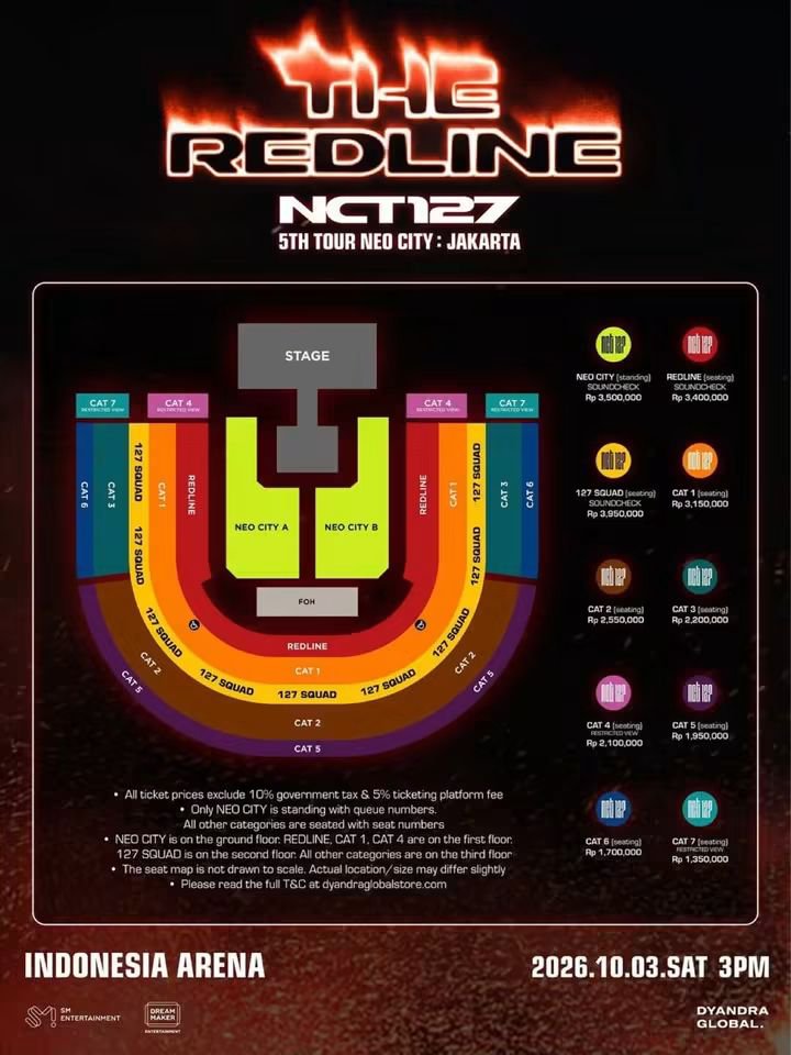 tix_house's tweet photo. WTS - NCT 127 5th TOUR 'NEO CITY : JAKARTA - THE REDLINE'

🫧3 tickets - NEO CITY A 
🫧2 tickets - REDLINE

side by side
Foreigners can buy also ka
DM to buy📥
#NCT127inJKT #THE_REDLINE_IN_JAKARTA https://t.co/BljDkKJkzG