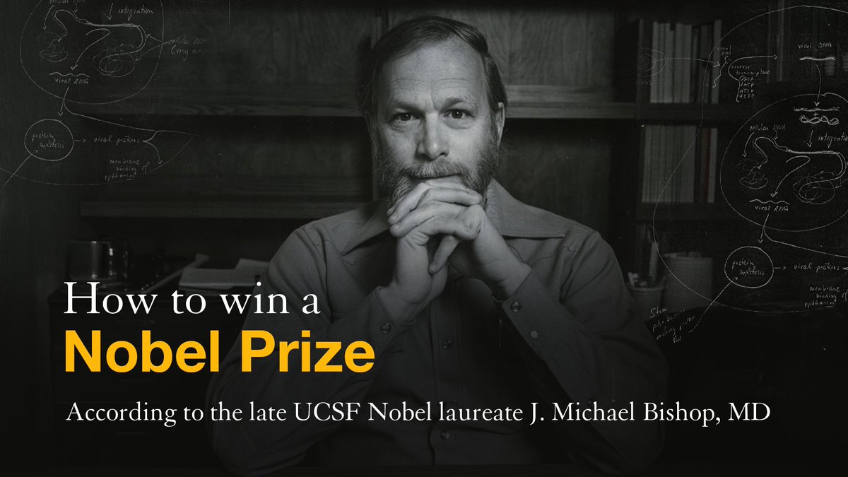 UCSF's tweet photo. How do you win a Nobel Prize? Start with a chicken. At least, that worked for the late J. Michael Bishop, MD. With Nobel week around the corner, we’re looking back at the UCSF Nobel laureate and the discovery that changed how we understand cancer. https://t.co/pN6VzXbX7P https://t.co/d17QX0tsU7