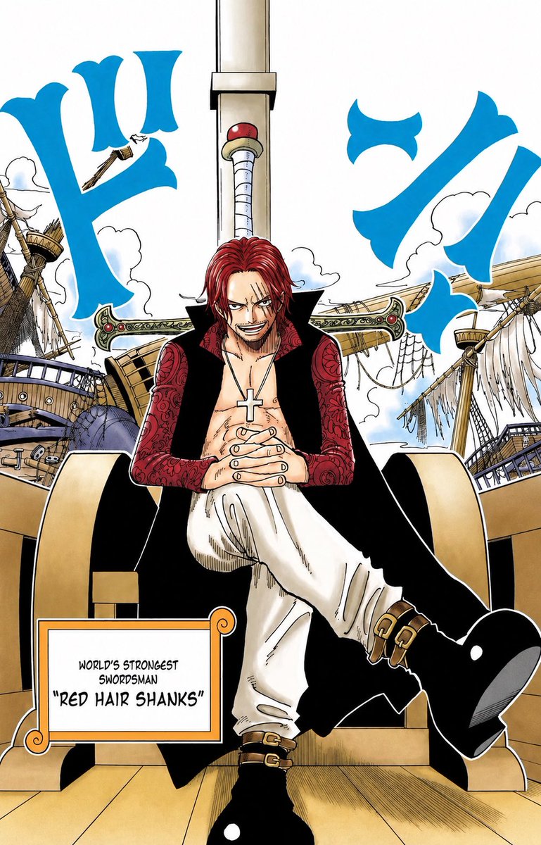 Goathawk0's tweet photo. How shanks fans see the manga 🫩🫩 https://t.co/WmC57CzIAf