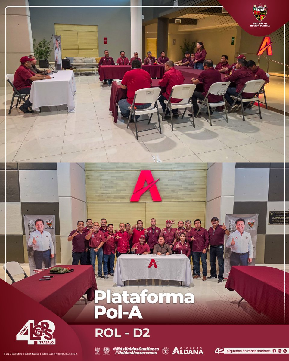 Seccion42_STPRM's tweet photo. En punto de las 11:30 de la mañana, nuestro líder Luis Gerardo Pérez Sánchez atendió a la y los compañeros de la plataforma Pol‑A, quienes participaron en una charla amena y constructiva. 

Fue un encuentro cercano que permitió intercambiar comentarios, fortalecer la comunicación y reafirmar el compromiso que distingue a quienes trabajan con dedicación en favor de la Sección 42. 

Nuestro líder agradece sinceramente su visita y la disposición mostrada durante esta jornada.
#MesaDeTrabajo #SomosSTPRM #MasUnidosQueNunca #UnidosVenceremos
@lgps03101