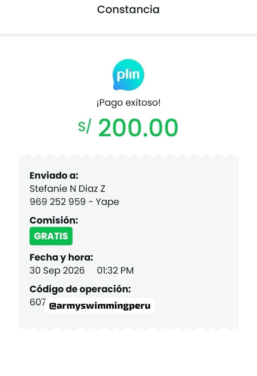 equalitysev7n's tweet photo. Holi de parte mía y mi grupo de stream (@armyswimmingpe ) + estamos donando S/200 más para el proyecto de Jinnie, para que pueda tener su parapente. 💗

Namjoon ya logró tener su parapente. De igual forma, se realizó la donación correspondiente a cada una de manera personal entre el grupo de stream.

Muchas gracias a todas por el apoyo y sigamos apoyando estos proyectos. 💋