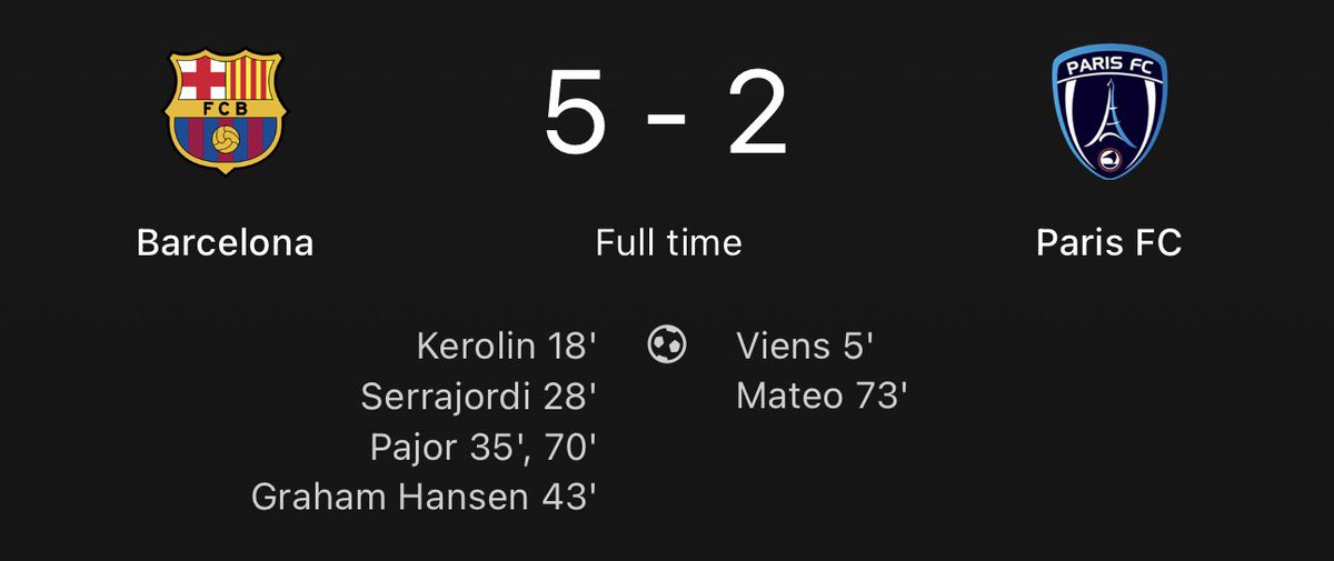kikalvr's tweet photo. winning against paris fc isn't for everyone i guess https://t.co/kiXyCz4dZZ
