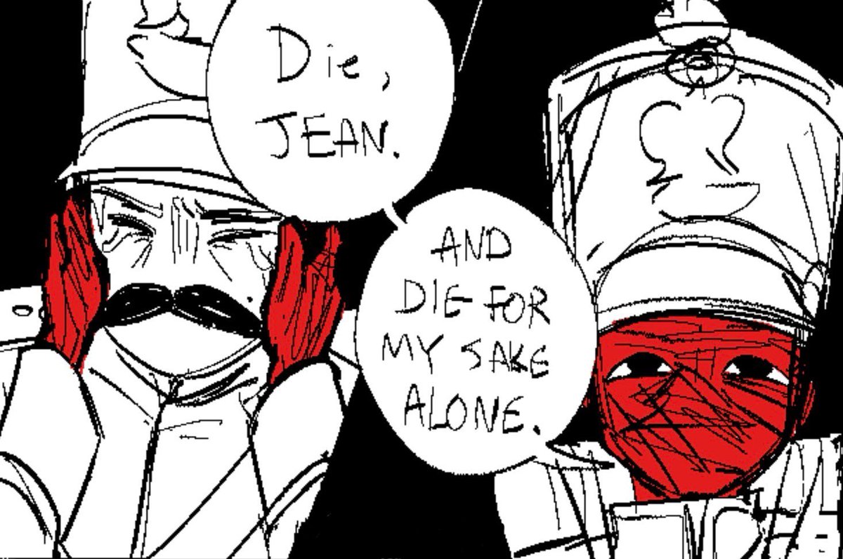 WiltedEdelweiss's tweet photo. Jean &amp; Jacob (Cross post)
#gutsandblackpowder https://t.co/guvQTDguea