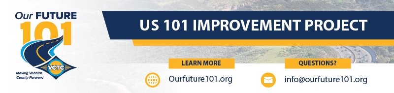 GoVCTC's tweet photo. TODAY, Caltrans released the Draft Environmental Impact Report/Environmental Assessment and Draft Section 4(f) available for US 101 Improvement Project. Visit https://t.co/MnwuvHtQZe to learn about the project &amp; how to submit your feedback! 💭 https://t.co/KYuSbeYvdd