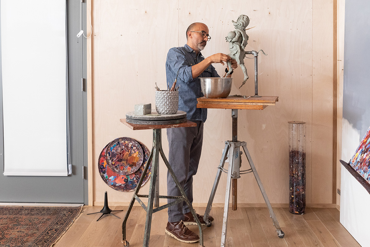 getcreativesa's tweet photo. We are extremely proud of San Antonio artist Vincent Valdez, who has earned a 2026 MacArthur Genius Grant! Vincent also recently earned a FY27 artist grant funded by the Department of Arts &amp; Culture ❤️✨

Photo credit: John D. and Catherine T. MacArthur Foundation #getcreativesa https://t.co/4vjCTI22GP