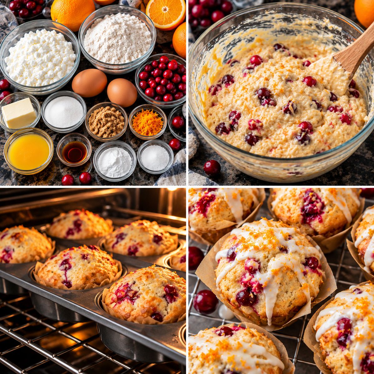 Cheflorarecipes's tweet photo. Cranberry Orange Cottage Cheese Muffins https://t.co/OzqVNlJwzk