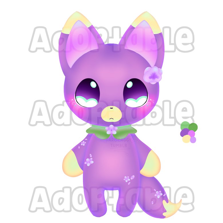 farozaggy's tweet photo. Cute cow &amp; fox pet adopts! $8 each!
#Vtuber #cow #flower #adopt https://t.co/kji9gtveMD