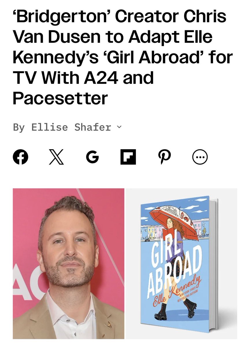 offcampusseries's tweet photo. Elle Kennedy now has three tv adaptations based on her books in the works!

Thornbird (TBD, Hulu)

Girl Abroad (TBD, A24)

Off Campus (2026-, Prime Video) https://t.co/sHrfOXamOX