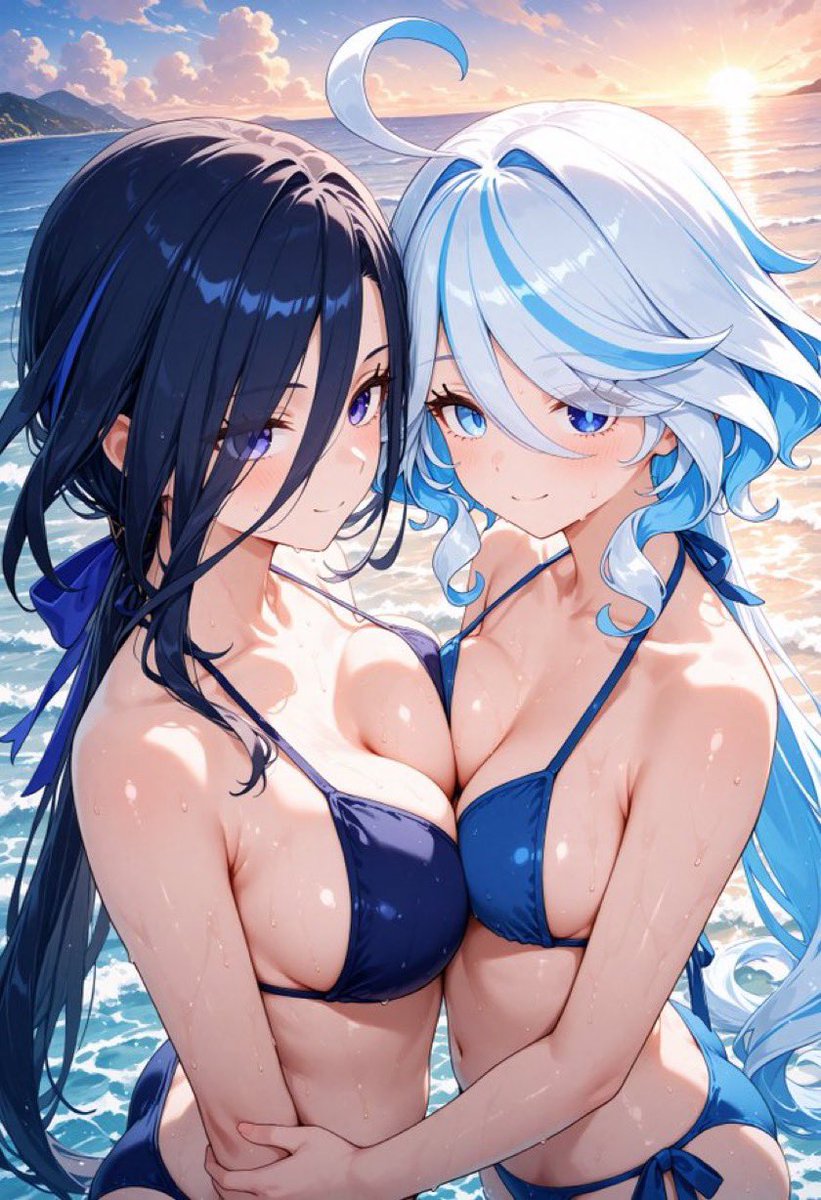 Clorindem4lo's tweet photo. @FurinaRp94 Pues un día vamos a la playa y recreamos esta imagen. Te gusta la idea? https://t.co/l2C7hUPSA5