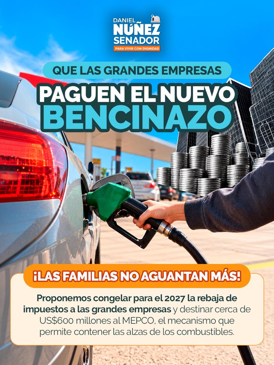 daniel_nunez_a's tweet photo. ¿Hasta cuándo la gente tiene que seguir apretándose el cinturón? 

#bencinas #combustibles #kast https://t.co/2u6ynQqAZ9
