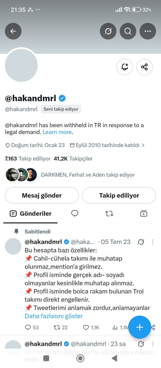 ENGNMETN3's tweet photo. @hakandemirel64 BURADAYIM HAKAN HOCAM https://t.co/P2aRKtopDg