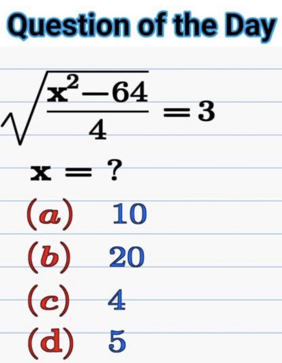 mrpraveen_1's tweet photo. Can You Find The Value Of X 🧠 

You Just Need A Stable Mind To Solve It. https://t.co/by1l98YBhX