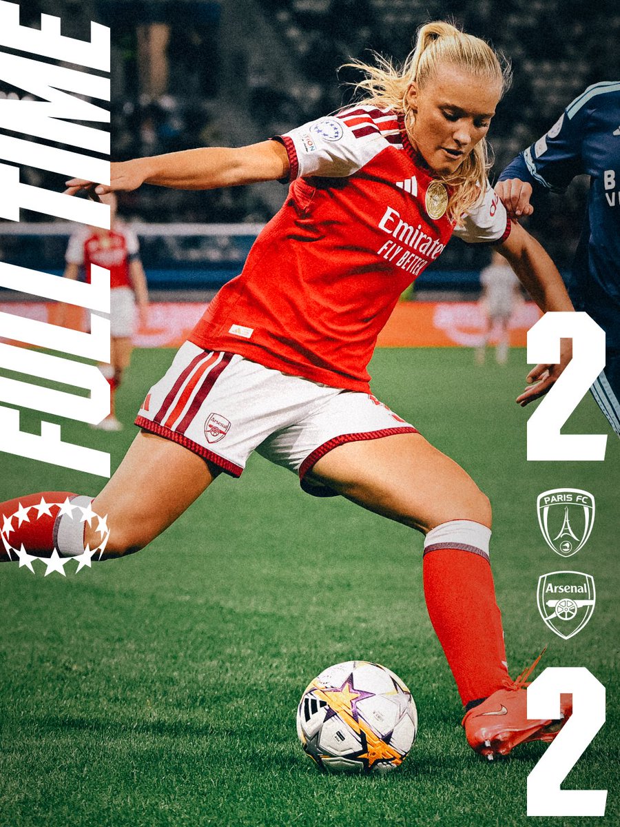ArsenalWFC's tweet photo. It ends in a draw. https://t.co/NBhTrVRrgj