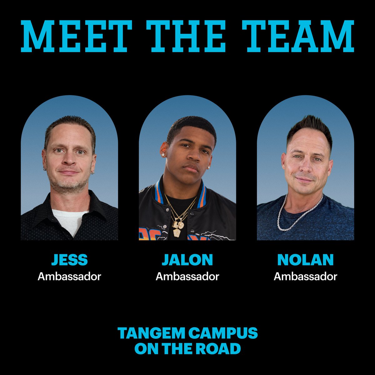 Tangem's tweet photo. Meet the crew behind the Tangem Campus Tour. 🚌

Different backgrounds. One bus. A road trip across America.

We're hitting the road to bring crypto, self-custody, and a little chaos to campuses across the country.

Swipe to meet the team making it all happen.

Next stop? Your campus. https://t.co/nayG4hHvIq
