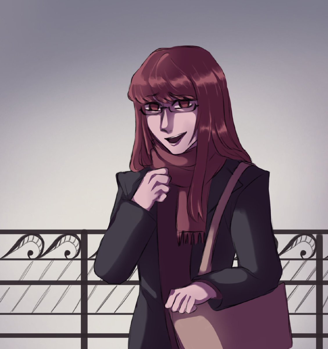 kumakuncore's tweet photo. quick doodle idk #persona5 #kasumiyoshizawa https://t.co/QfYlfJ3d9w