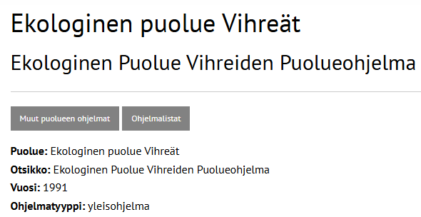 VPeltsi's tweet photo. @Jrvinen_J Vihreät v. 1991: Suomen väkiluku pitää saada laskettua kestävälle tasolle, 1,6 miljoonaan. Muutakin supermielenkiintoista luettavaa: https://t.co/X9XBnLAKSL https://t.co/ozje74nf1H