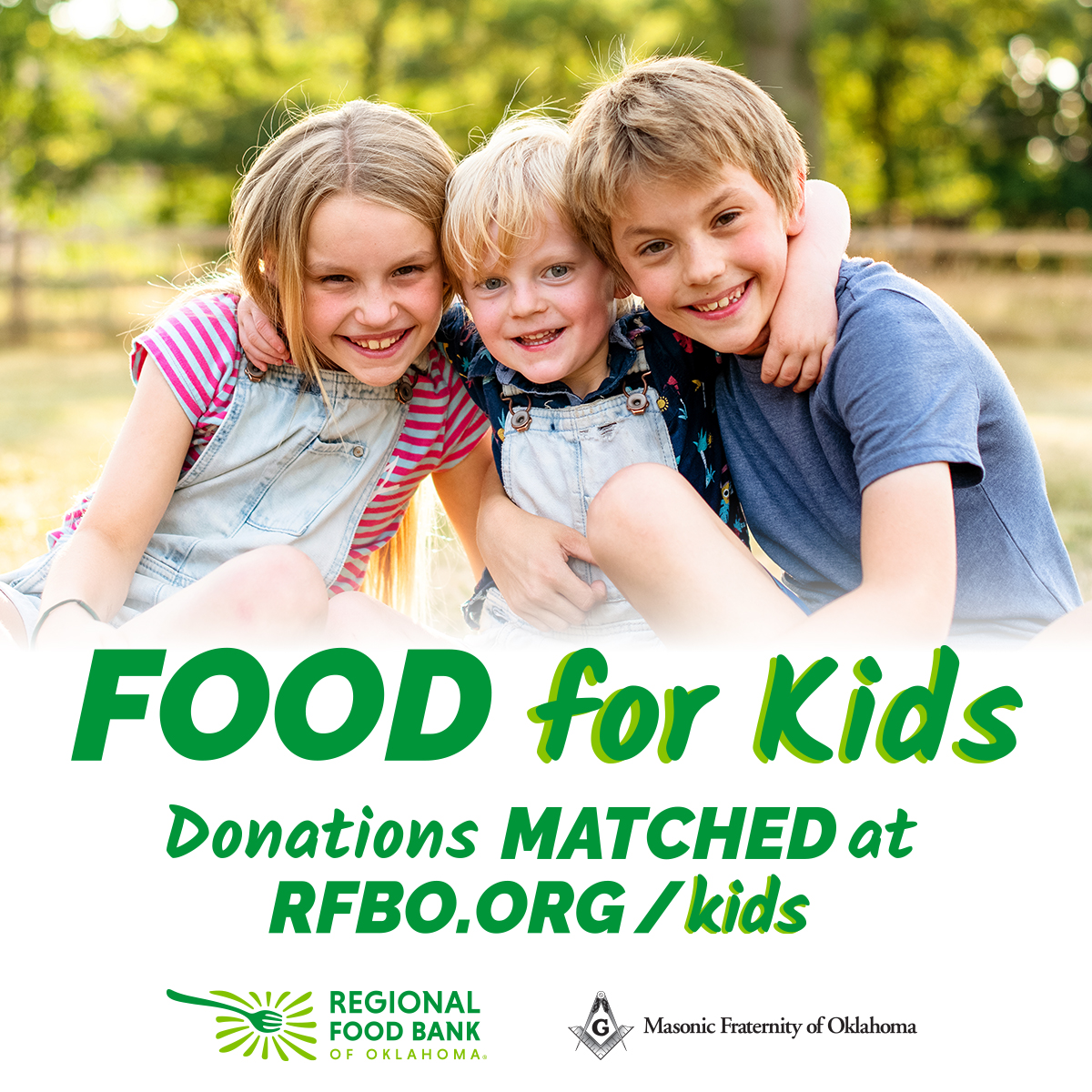 rfbo's tweet photo. Today is the last day to donate to the Regional Food Bank's Food for Kids Match campaign! Right now, all donations to the Regional Food Bank's Food for Kids programs are matched dollar-for-dollar, up to $285,000. Give at https://t.co/uc4iFEjPL0, or by texting "KidsOK" to 53-555. https://t.co/IjKkuy1LCd
