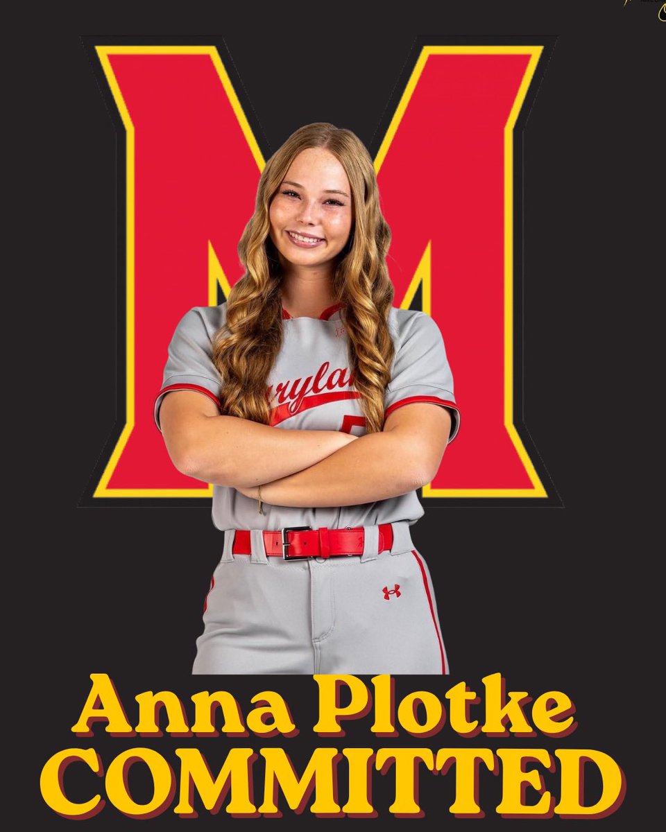 MathisStorm's tweet photo. Huge congratulations to Anna on her commitment to become a Terrapin! We can’t wait to see her take the field in College Park and make an immediate impact with the Terps. Proud of you, Anna — the work shows, and the future is bright. https://t.co/aMqzXHiYFw