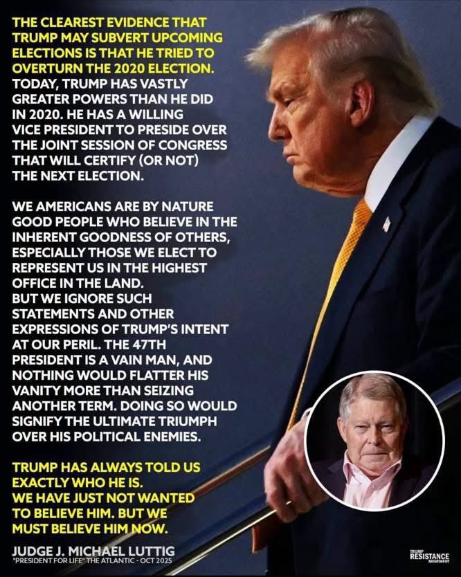 Gianl1974's tweet photo. This isn’t a warning from some political activist or even a journalist. It’s from a JUDGE. Please read. This is serious. https://t.co/MskmCMDbnh