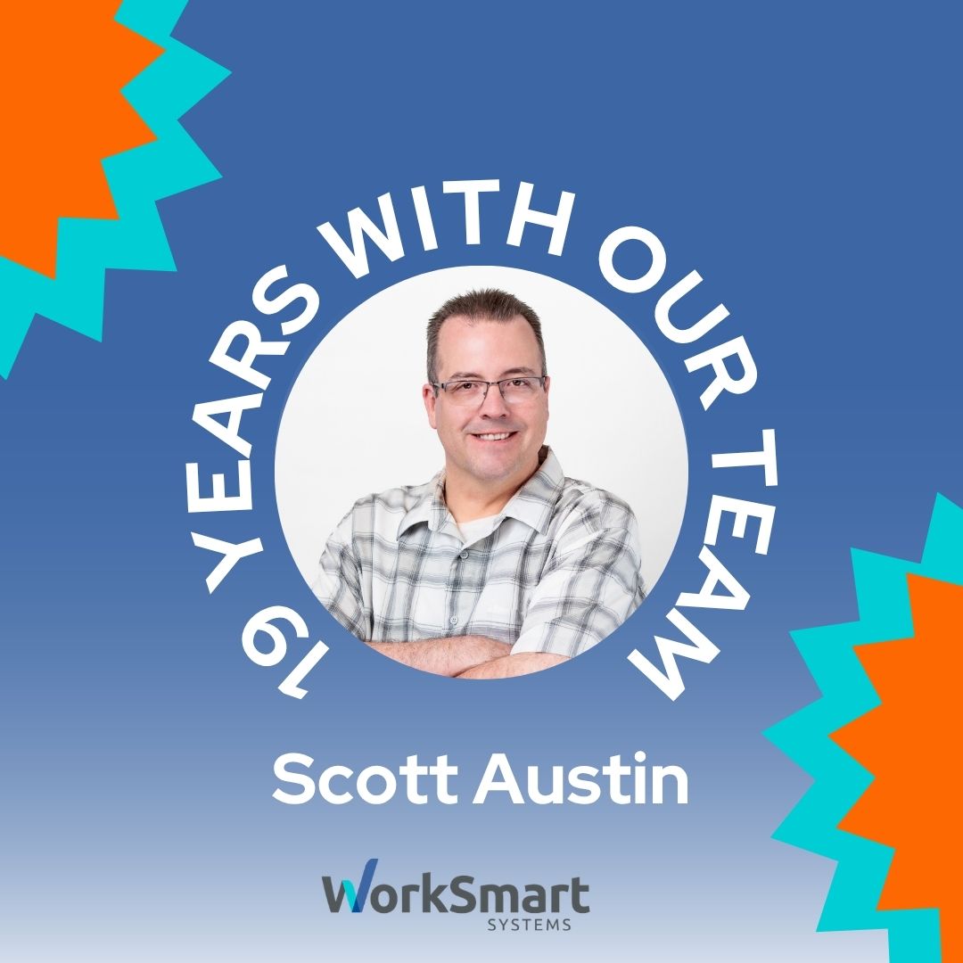 WorkSmartPEO's tweet photo. Happy WorkSmart anniversary, Scott! 🎉
Thank you for 19 years of dedication, experience, and all you’ve contributed along the way. We’re proud to celebrate this milestone with you! https://t.co/Ovjuw3wNnL