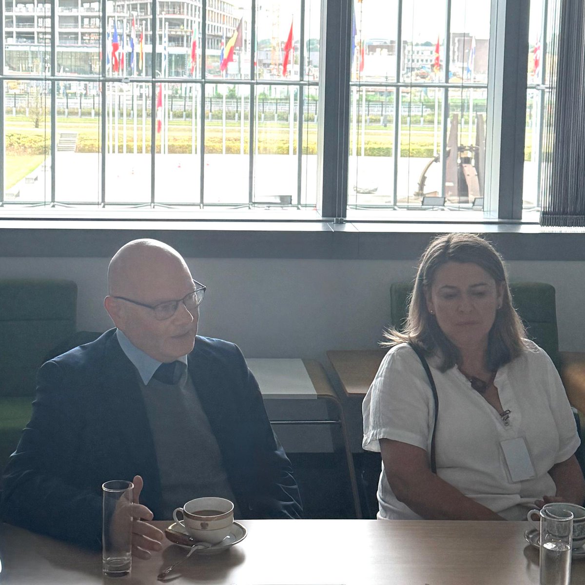 PLinNATO's tweet photo. The experts from the Centre for Eastern Studies @OSW_eng visited NATO HQ for consultations with 🇵🇱 Delegation, Allies, and representatives of #NATO International Staff. https://t.co/dqJNBpxWq1