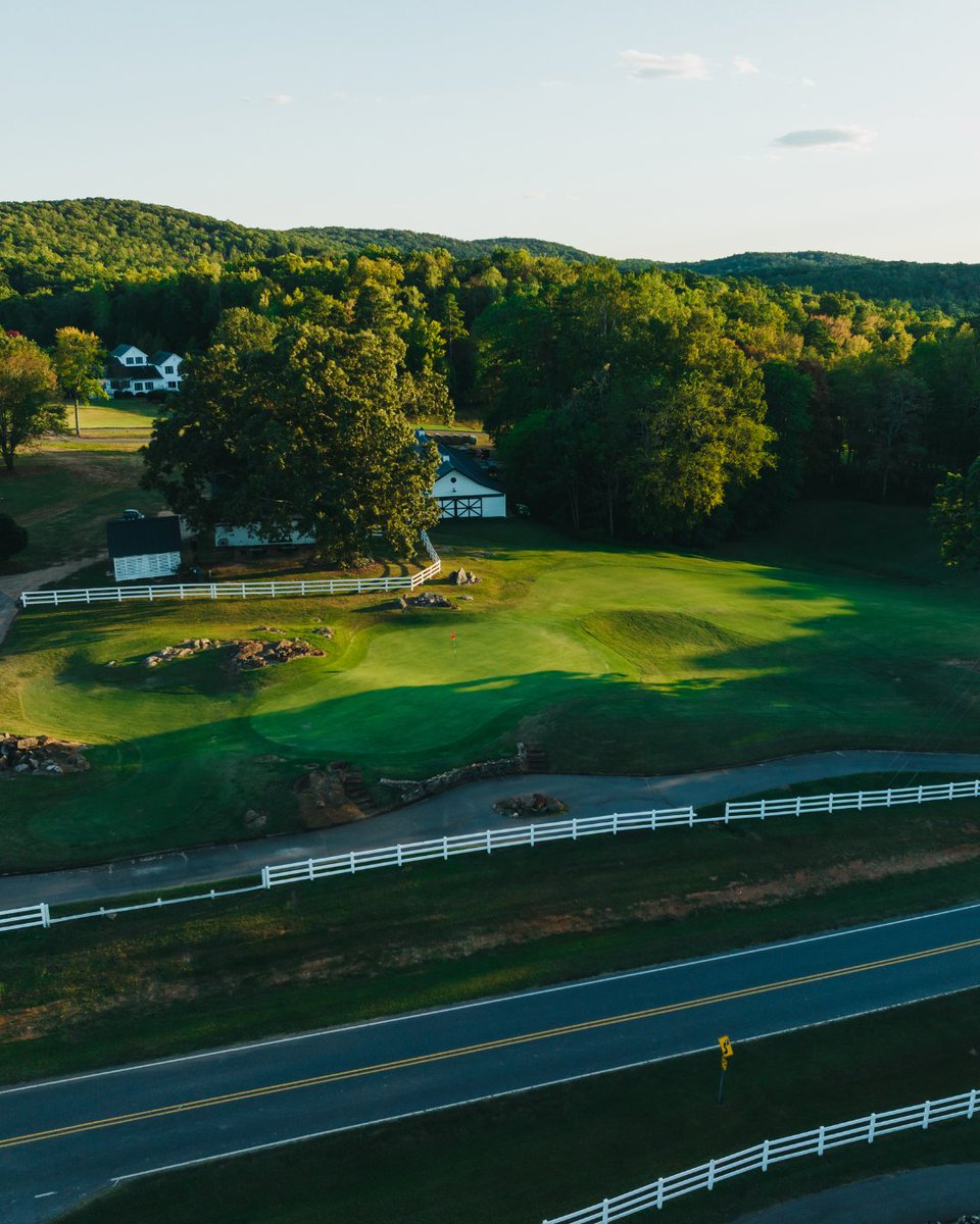 tothillfarm's tweet photo. Hole No. 9 | Lil' Man – Mike Strantz Sketches

A fantastic hole that requires accuracy from players. A drive through the fairway will leave players with an obstructed shot to the two-tiered green. The green has a false front so be sure to use enough club to finish this hole. https://t.co/mrvc4fuqTM