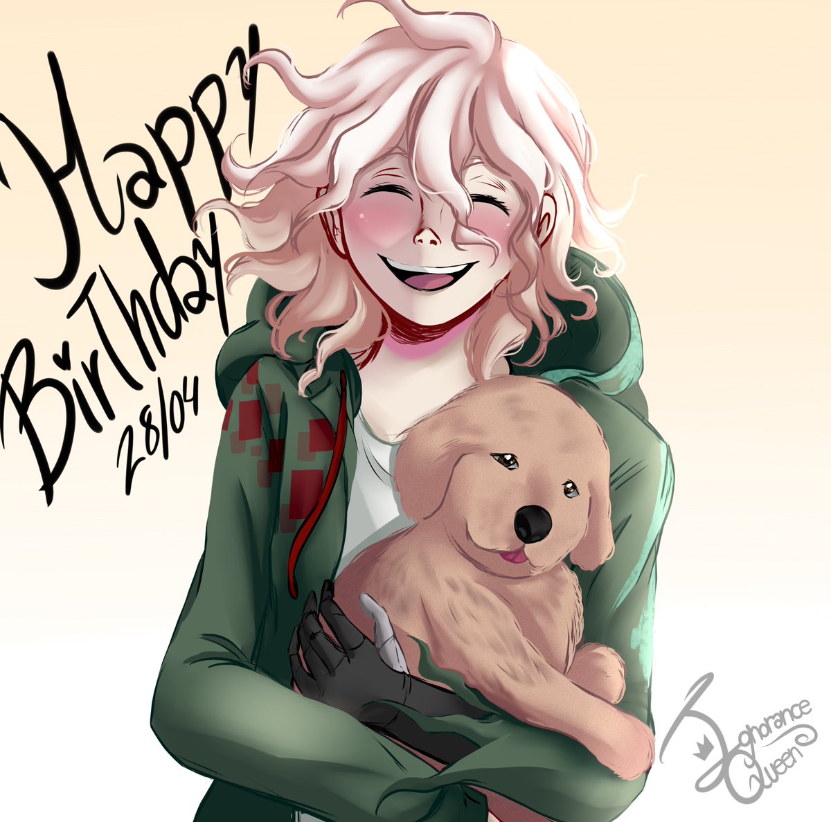 IgnoranceQueen1's tweet photo. A quick drawing I did at the beginning of the year; I still love how his smile turned out 🥺💕

#sdr2 #komaeda #nagitokomaeda https://t.co/UJTg0FXDrD