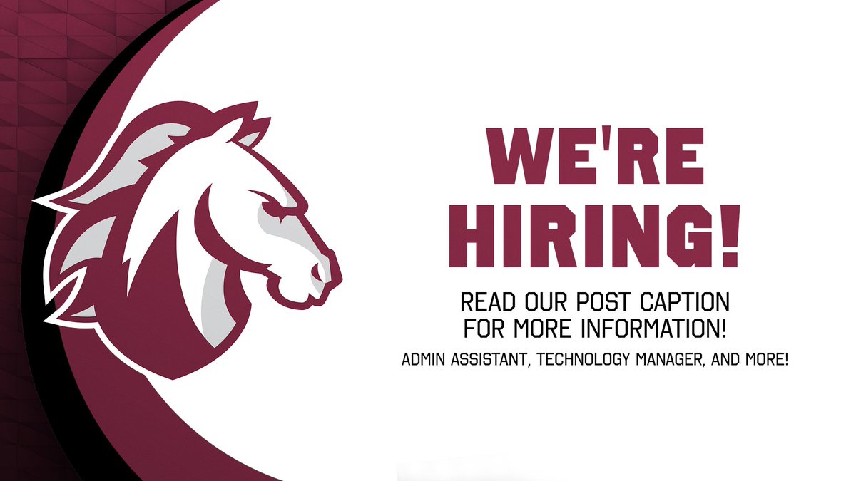 EvangelValor's tweet photo. 🏆 Join Our Team!

We’re growing our athletics department and looking for passionate, dedicated individuals to join our team! From supporting student-athletes to creating unforgettable experiences on and off the field, there are exciting opportunities to make an impact at Evangel.

We are currently seeking a full-time Administrative Assistant and a full-time Game Day Operations/Technology Manager, while also looking for interns in three different fields, Administrative, Game Day Ops, and Sports Information. Apply today by visiting the link below!

https://t.co/nqaQLBYd6g
