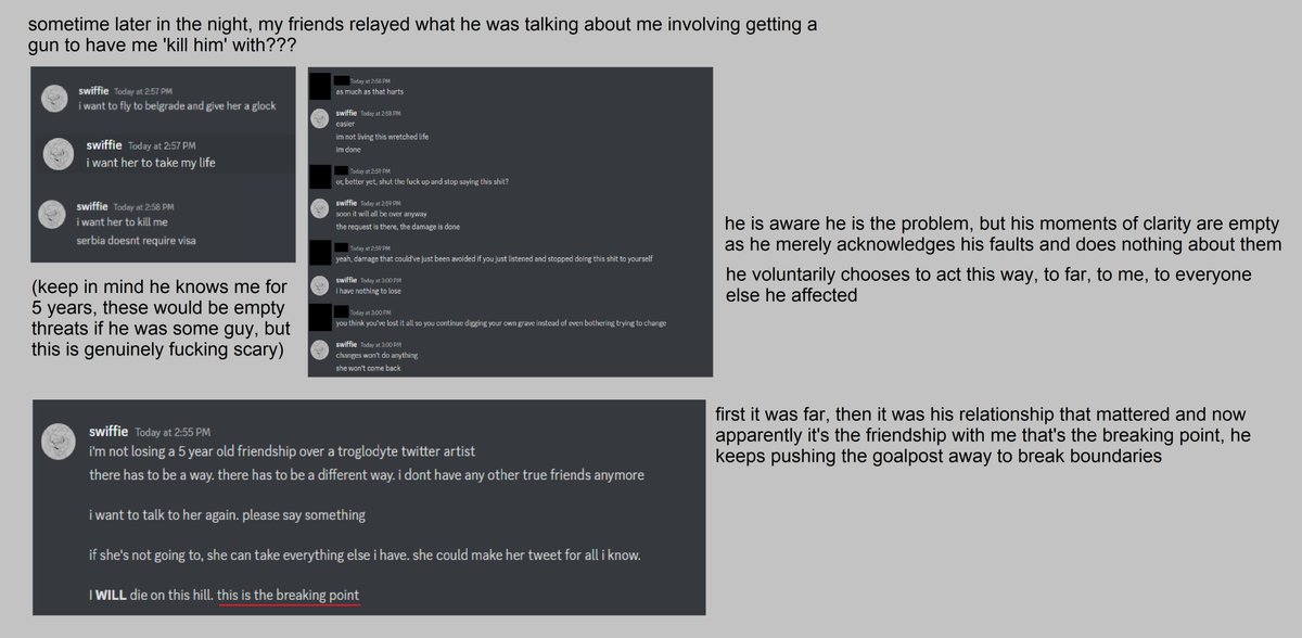 crickethomesick's tweet photo. ADDITIONAL CONTEXT AND PROOF, snippets of the old thread for preservation as it got buried in media tab - hes been like this since 2022 and has shown NO SIGN OF CHANGE. https://t.co/PRR23DF5U3