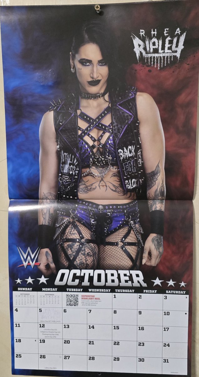 ErikNorge2781's tweet photo. Rhea Ripley month 😈😈😈MAMI birthday month 😈 🎉🎂
Her birthday 🥳🎈💐 October 11th
@RheaRipley_WWE
#smackdown
#wweraw
@WWEAustralia
#rhearipley https://t.co/HWSweklv0D