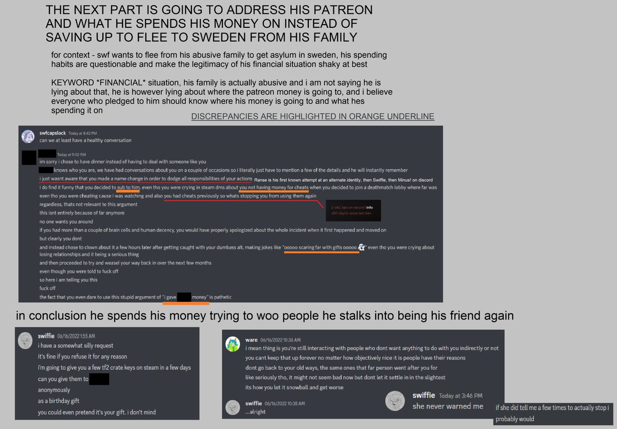 crickethomesick's tweet photo. ADDITIONAL CONTEXT AND PROOF, snippets of the old thread for preservation as it got buried in media tab - hes been like this since 2022 and has shown NO SIGN OF CHANGE. https://t.co/PRR23DF5U3