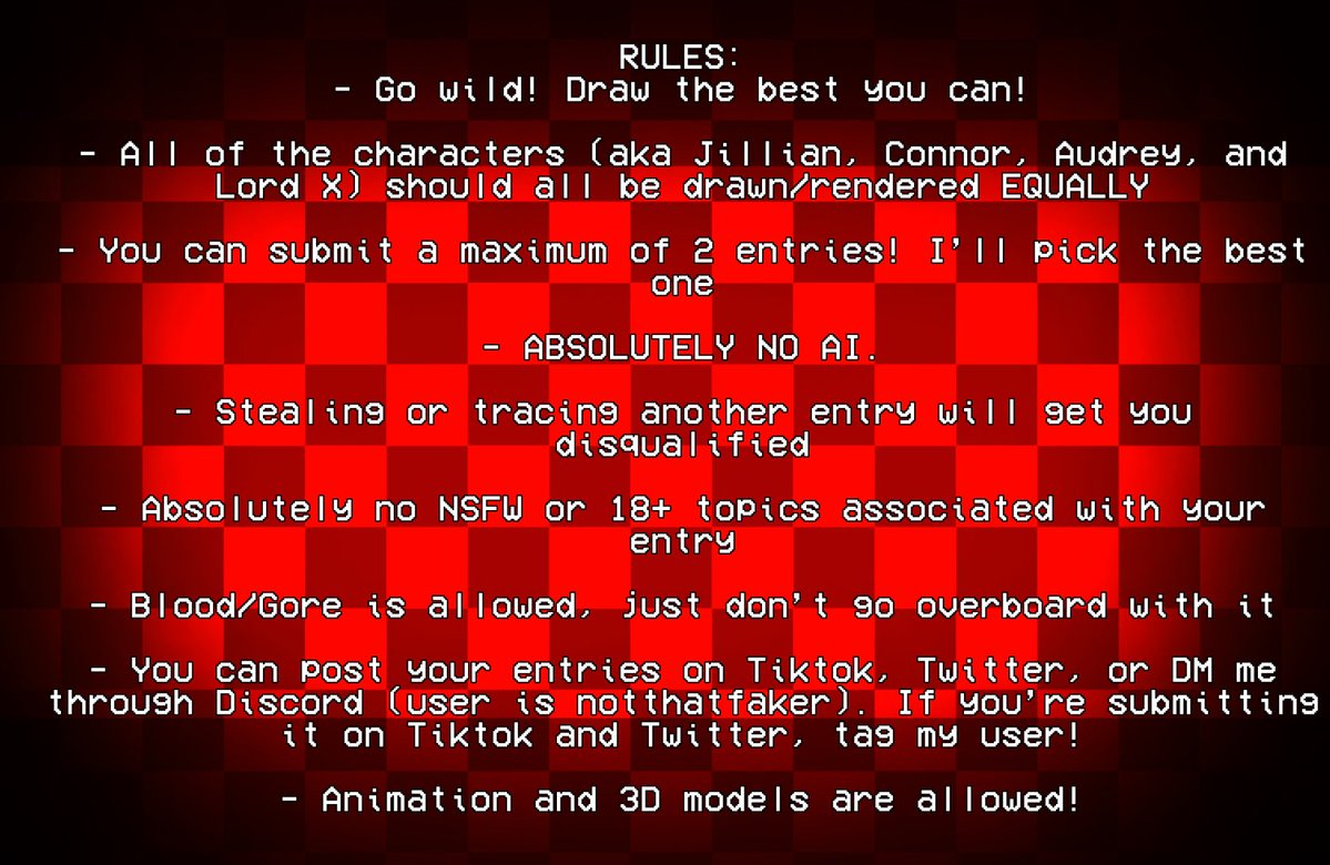 NotThatFaker's tweet photo. I’m posting my art contest onto here because I have gotten barely any entries

I do not own Lord X, he was created by JoeDoughBoi

Btw tag me when you post your entry

#briangriffinplush #takeabreather #sonicexe #execommunity #soullesssonic #lordx https://t.co/WrOe0kC6Gj
