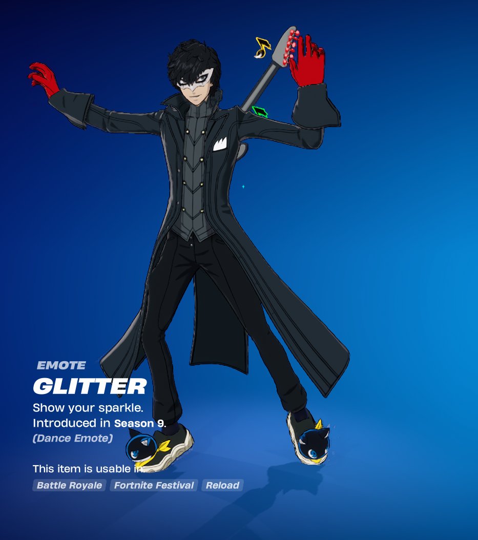 SincerelyLyn's tweet photo. persona 5 was my first persona game so seeing JOKER AND PANTHER join Fortnite as playable characters is a dream come true! thank you for the code @SEGA
but now i have a question: when can we get futaba added to @Fortnite ?😏
#SEGACreator #EpicGames #Gifted https://t.co/ryLIbb6uEZ