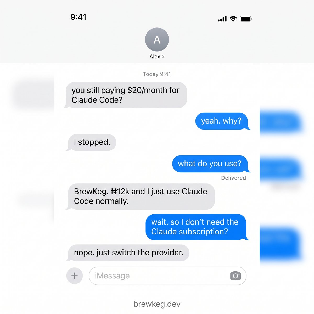 brewkeghq's tweet photo. This chat exchange is why I stopped paying $20/month for Claude Code. 👇

-> https://t.co/mEjKbQcuh5