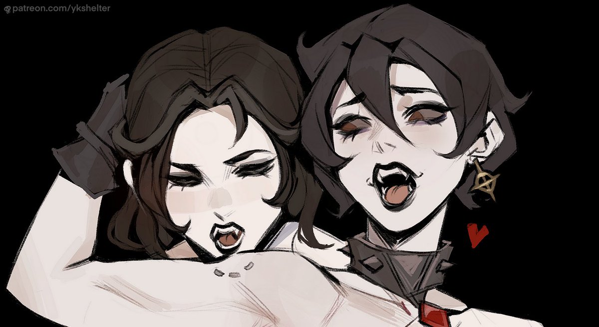 YKshelter's tweet photo. Jubilee and Serana https://t.co/Pl58frD6MO