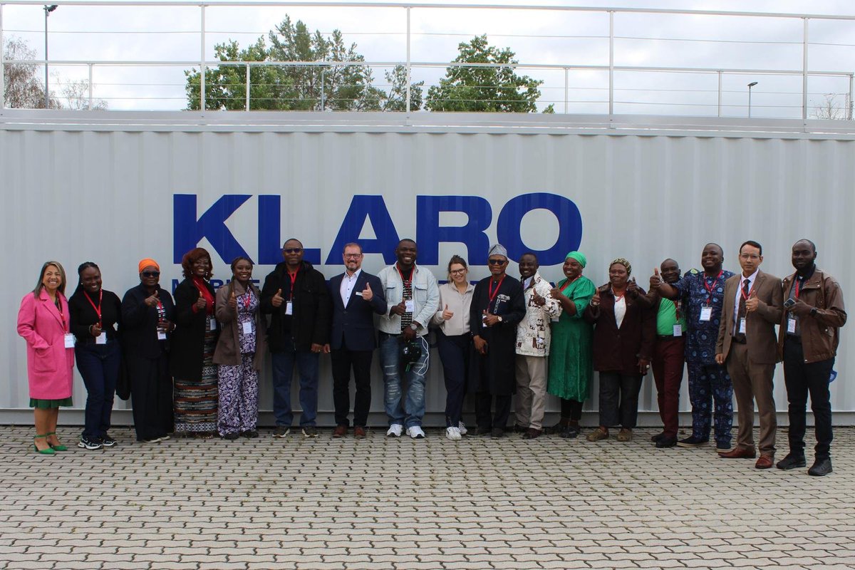 AdebolaGb's tweet photo. 🇳🇬🇩🇪 From Lagos, Nigeria to Nuremberg, Germany — The Future of Waste is Intelligent!

The Nigerian delegation on Technical Study Tour to Bavaria, Germany on Environmental Technologies, Waste Management, Circular Economy and Sewage/Wastewater Management led by the National President of the Association of Waste Managers of Nigeria (Dr. Olugbenga Adebola arrived safely in Lagos over the weekend.

The 10-Day insightful and highly educational Technical Study Tour in Bavaria, Germany,

A major highlight at the Deutsches Museum Nürnberg – Das Zukunftsmuseum was the insighting engaging conversation of Dr. Olugbenga Adebola with *AMECA*, the world's most advanced humanoid robot.

They discussed waste & wastewater management, technological innovations, and the role of AI in driving a circular economy. It was fascinating to see how the future museum connects robotics, ethics, and sustainability — The uncommon privileged of chatting with Ameca about waste management & tech innovations confirmed what we know at AWAMN: Technology + Good Governance = Clean Environment - We will achieve it soon in Nigeria through total commitment and sincerity of purpose both from the Government, Operators and the Public.

Germany has shown us that waste is not waste until we waste it. With smart tech, governance, and political will, we can professionalize private integrated waste management in Nigeria for sustained progress.

We look forward to sharing these global insights, the take home for the delegation and key lessons for Nigeria 

A special thanks to the Bavarian Ministry of Economic Affairs, Regional Development and Energy - for funding the Study Tour on yearly basis, The German Consulate General in Lagos, Nigeria - for granting entry visas to the delegates, Bildungswerk der Bayerischen Wirtschaft (bbw) GmbH -  for coordinating/facilitating the program and partnering with the Association of Waste Managers of Nigeria (AWAMN) to facilitate/coordinate the Bavarian Technical Study Tour in Nigeria.

To this year's delegates, I hope you all will put into action practical knowledge and experience gained during this year's Study Tour in Nuremberg.

♻️ The future is circular. The future is now.

#AWAMN  #WasteManagement #WastewaterManagement #Lagos #LSWMO #SewageTreatment #CircularEconomy #Bavaria #Germany #Nuremberg #BBW #Zukunftsmuseum #Ameca #EnvironmentalTechnology #Sustainability #Nigeria #LAWMA 
#WasteManagementResourceCentre #WMRC
