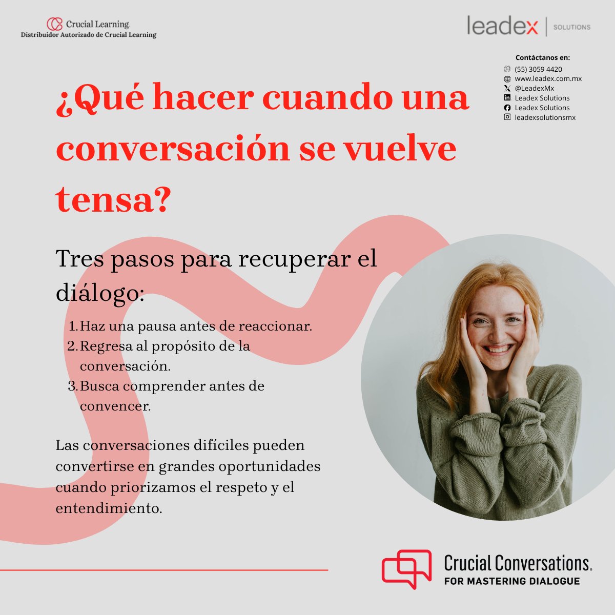 RacielSosa's tweet photo. 💬🔥 Cuando una conversación se tensa, no siempre es el tema… es cómo reaccionamos. ✨ Volver al propósito abre la puerta al entendimiento.
#LiderazgoConsciente #ComunicaciónEfectiva #InteligenciaEmocional #EquiposFuertes #CulturaOrganizacional #Leadex https://t.co/4HXjdZkeMp