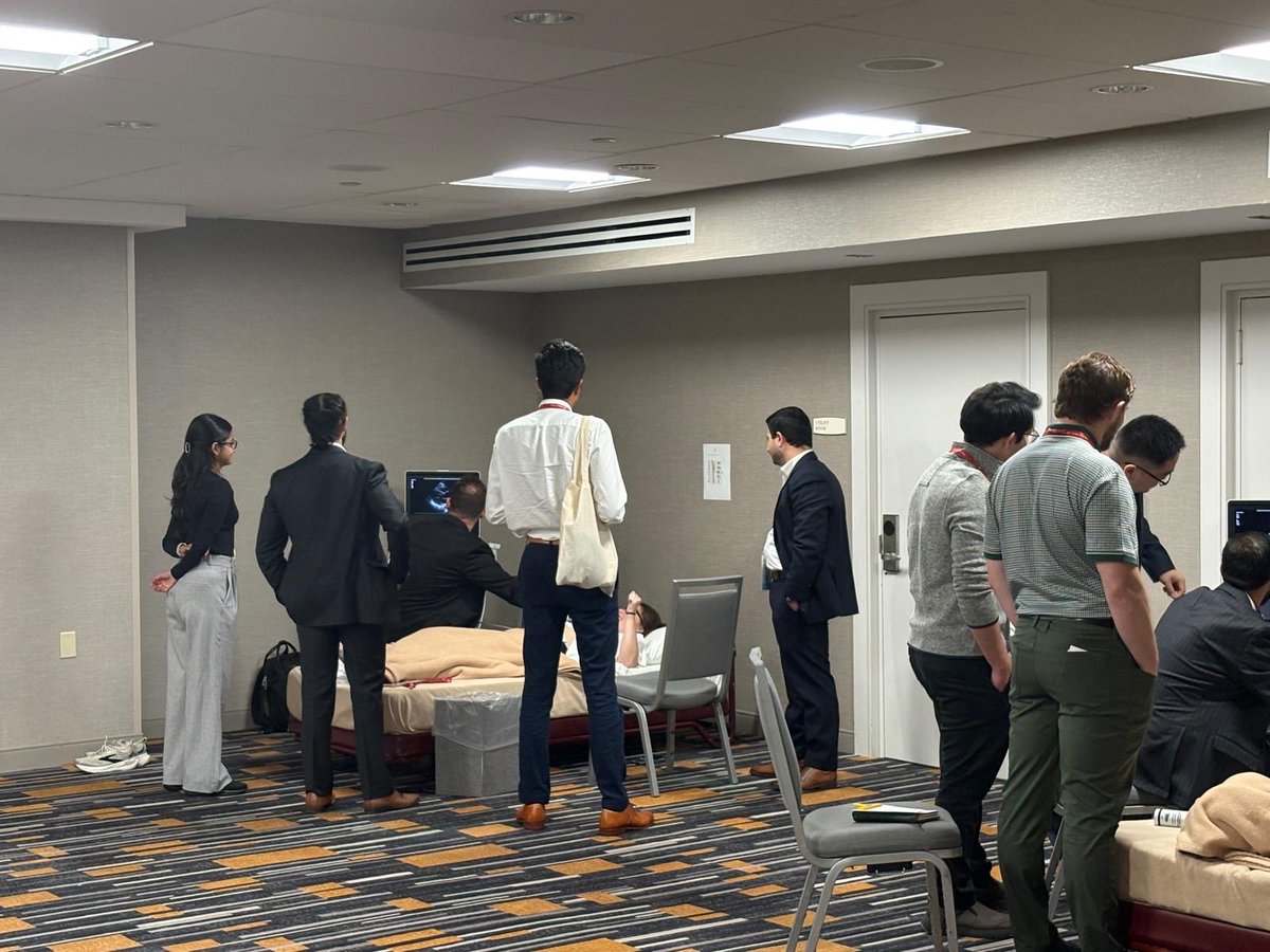 PERTConsortium's tweet photo. Great hands-on session at the PERT Consortium Fellow Bootcamp! Excellent opportunity to sharpen technical skills, learn from leaders in the field, and connect with fellow trainees passionate about advancing pulmonary embolism care. #PERTConsortium #PERTBootcamp #PulmonaryEmbolism https://t.co/8ezrFhCYyV