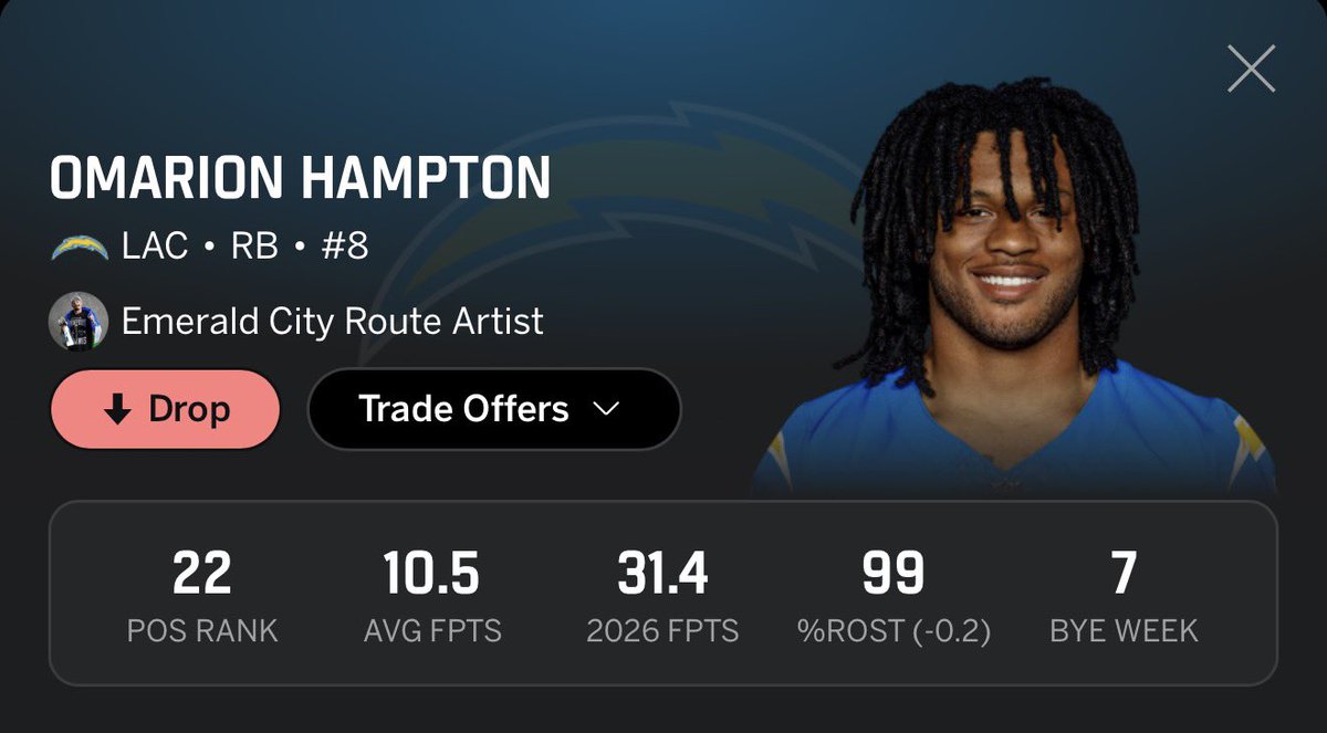 drayknowball's tweet photo. I still believe in you Hampton. https://t.co/kLnx8yhT7j