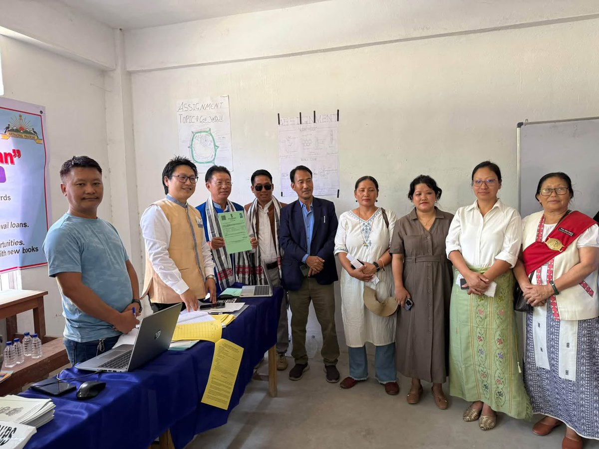 DCKP2024's tweet photo. Keyi Panyor District Administration held a Seva Sankalp Abhiyan Camp at Pitapool, Yazali, bringing government services and welfare schemes closer to rural communities. Around 1,000 people benefited from the camp. #KeyiPanyor #SevaSankalpAbhiyan https://t.co/vRvWRlXEVF