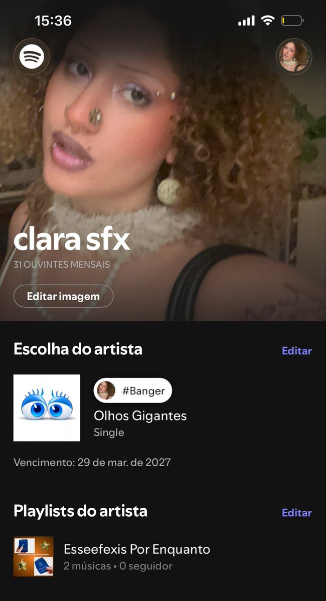 esseefexis's tweet photo. Atualizei o meu perfil de #Artista no spotify Espero Que Gostem https://t.co/yAlHWdEeO2