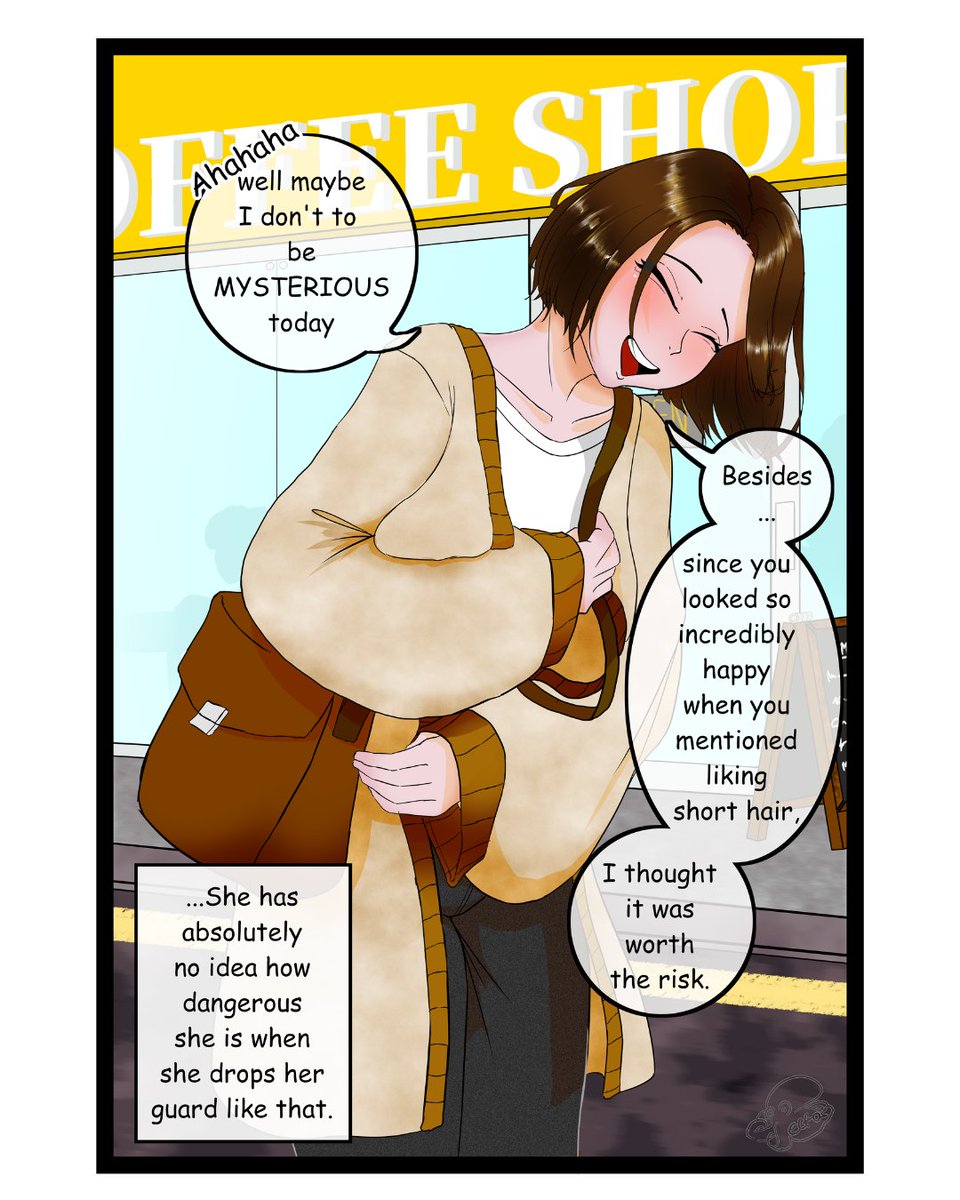 eightftcoco's tweet photo. Trying out her new hairstyles 3 - Bob cut

#OC #ocart #artwork #comic https://t.co/XuG1oZp4C2