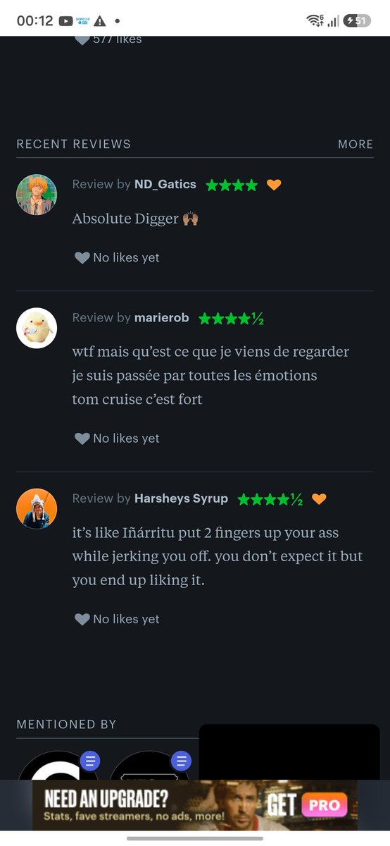 DiggerRockwell_'s tweet photo. Funniest Digger Review on letterboxd I ever heard- "Its like Inaurritu put two fingers up your ass,while jerking you https://t.co/gP1e6gVyUa dont expect it but you end up liking it" https://t.co/cedT3DXBVA