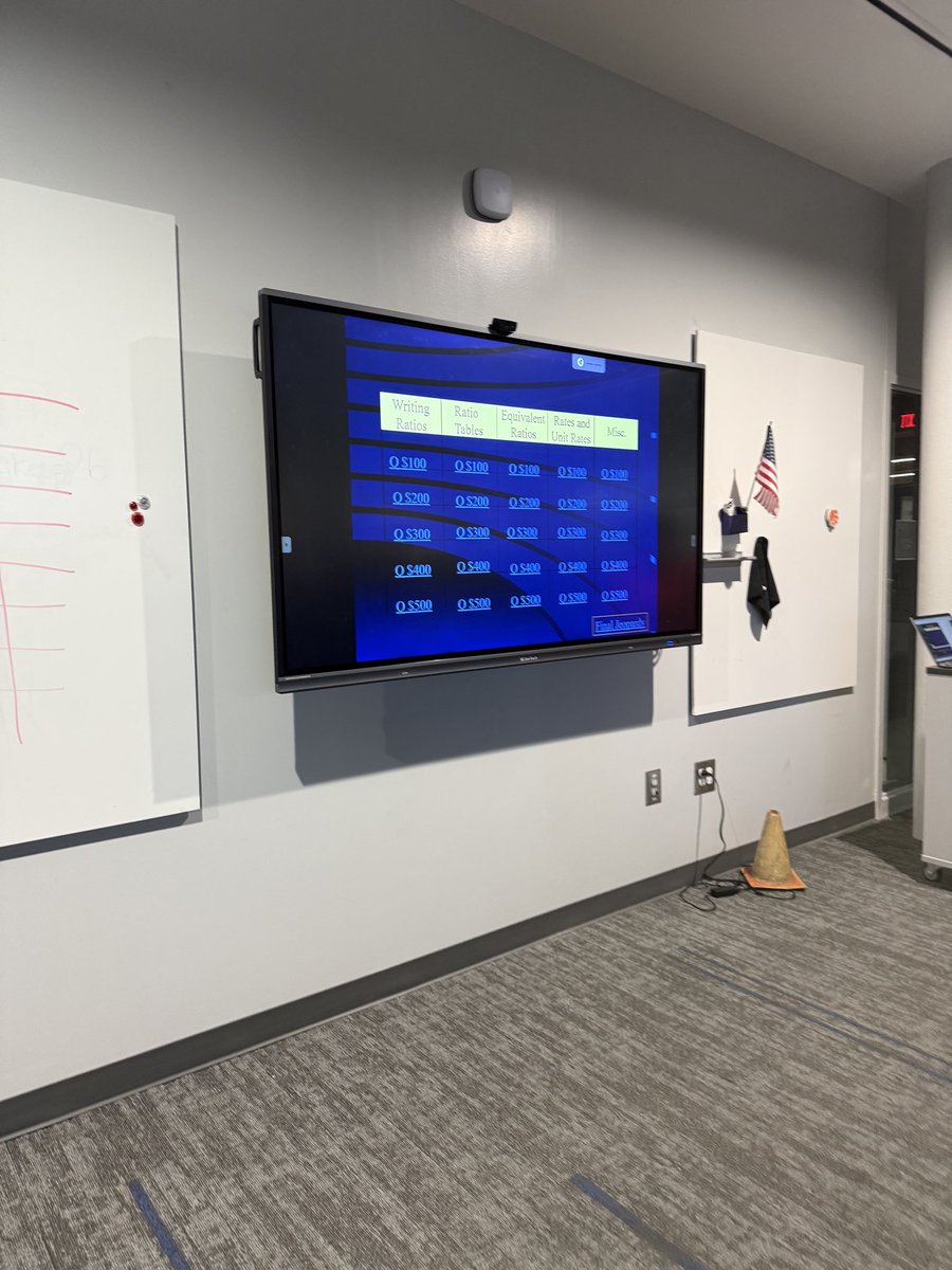 ELWMS's tweet photo. Our 6th grade mathematicians took their learning to the Media Center for a little Jeopardy-style review! Students worked together, challenged their thinking, and showed off what they know!🎯👏🏽

A special S/O to Mrs. McCord for capturing these moments!
 #TeamworkMakesTheDreamWork https://t.co/4cfyslwAvR