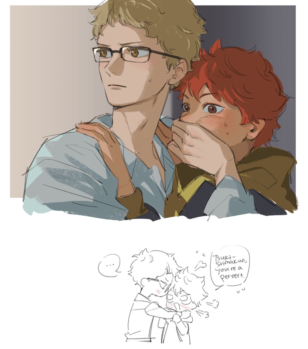 tricodeku's tweet photo. secret makeout sesh... #tsukihina https://t.co/jRZGACW7Nt