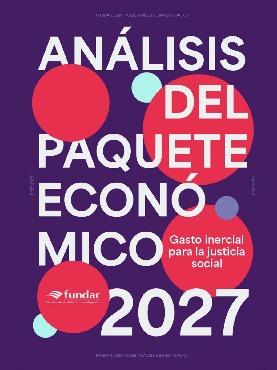 FundarMexico's tweet photo. Esta semana iniciaron los #ParlamentosAbiertos rumbo al Presupuesto 2027. En Fundar profundizamos en el Paquete Económico para conocer las prioridades del Estado y su capacidad para hacer efectivos los derechos. 
🔗 Descárgalo en https://t.co/5METK9UzzF https://t.co/U6dj75p5Ai