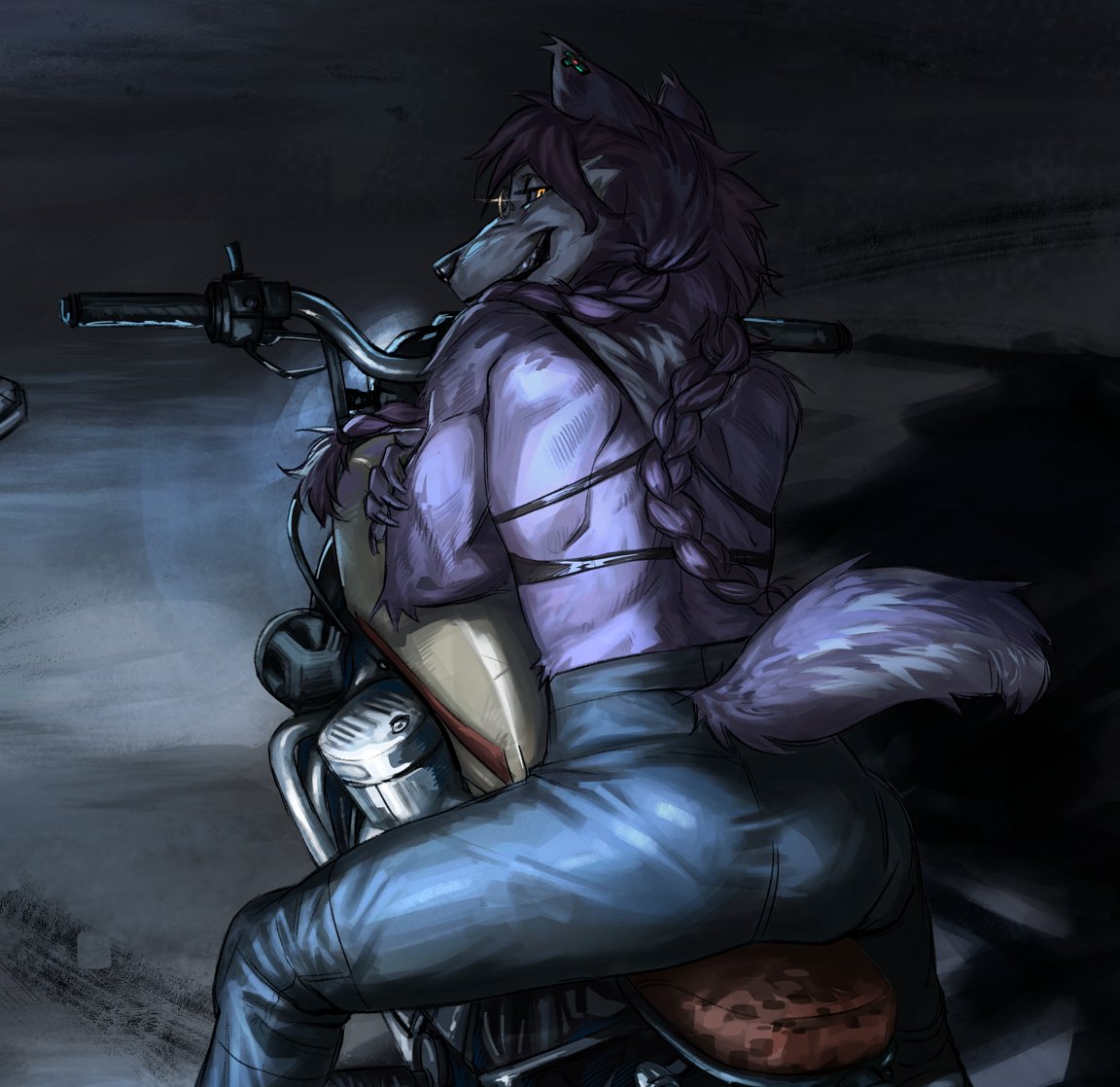 muzzleart_'s tweet photo. Wolves already started terrorizing the streets https://t.co/hcE1RyPrzc