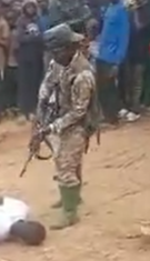 YNdjoli's tweet photo. Le détail, celui que beaucoup ne regarde pas , mais qui  raconte une histoire. (les bottes) .  Les Wazalendo, des gens non formés, à qui le pouvoir de #felix donne des armes. C'est juste surréaliste. Je n'ose imaginer ce qu'on ne voit pas.... @prevotmaxime @ONU_fr  @volker_turk @hrw @EmmanuelMacron