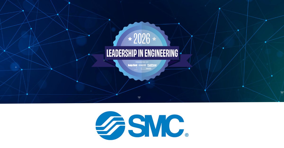 DesignWorld's tweet photo. SMC offers technology in pneumatic components. With SMC, you get the innovation of over 150 engineers driving performance up and cost-of-ownership down. 

Learn more and cast your vote:  https://t.co/b3qrX0oPgd https://t.co/efqVA1TZlR